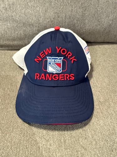 Braden Schneider 4 New York Rangers Fanatics Authentic Pro HAT Team Player Issued Used Worn