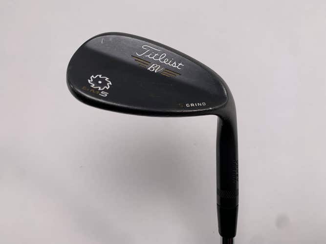Titleist Vokey SM5 Raw Black Sand Wedge SW 56* 10 Bounce S-Grind Wedge Mens RH