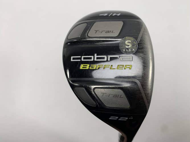 Cobra Baffler T-Rail 4 Hybrid 22* Graphite Design Tour AD 65g Stiff  Mens RH