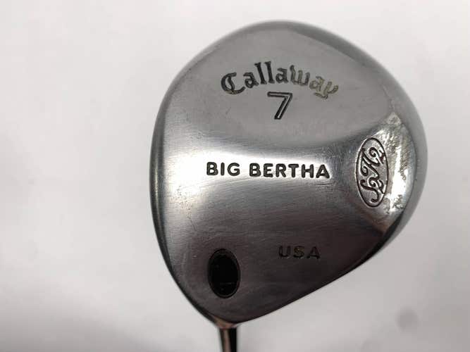 Callaway S2H2 7 Fairway Wood 21* Memphis 10 Regular Steel Mens LH
