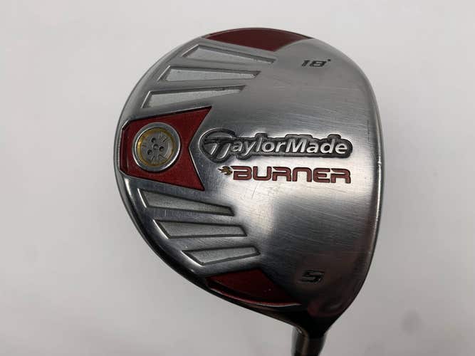TaylorMade Burner Steel 2007 5 Fairway Wood 18* REAX 50g Senior Graphite Mens RH