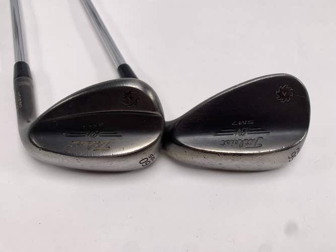 Titleist Vokey SM7 Jet Black Wedge Set 56* 8 | 60* 10 DG S300 Stiff RH
