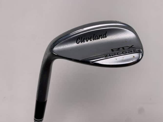 Cleveland RTX ZipCore Tour Satin Lob Wedge LW 58* 10 DG Tour Issue Spinner LH