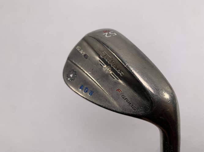 Titleist Vokey SM6 Steel Grey Gap Wedge GW 52* 8 F-Grind Wedge RH