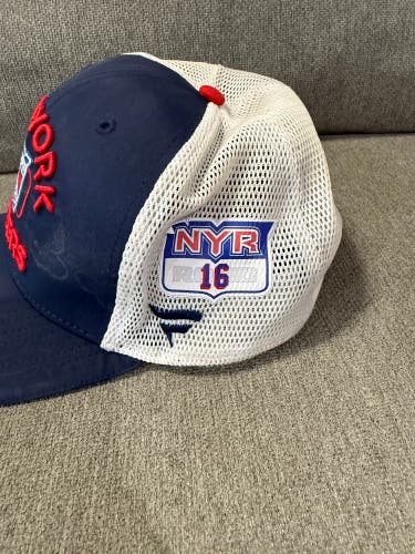 Vincent Trocheck 16 New York Rangers Fanatics Authentic Pro HAT Team Player Issued Used Worn