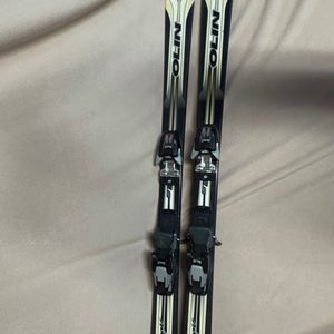 Unisex All Mountain 153 cm Olin Kinetic Skis With Bindings (Used)