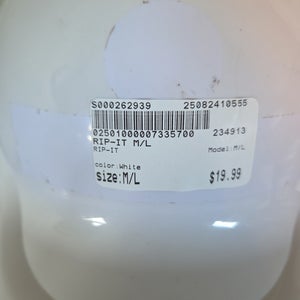 Rip It (Used) White Batting Helmet