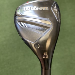 New 2025 Wilson Dynapwr Hybrid #6 28* True Temper Denali Red Reg 5.5  70 Gram