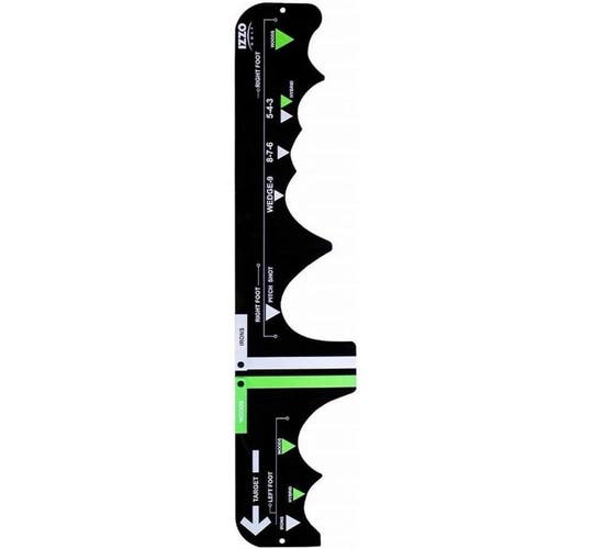 IZZO Golf Sure Stance Ball Position Trainer Right Handed  Golf Training aid Hit