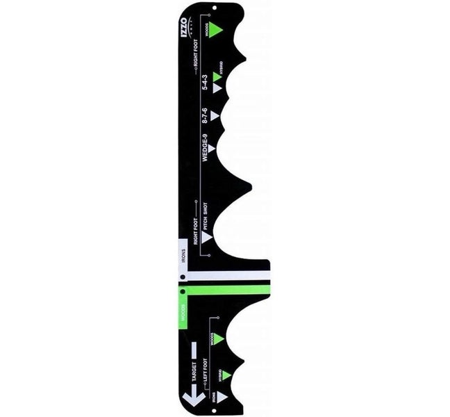 IZZO Golf Sure Stance Ball Position Trainer Right Handed  Golf Training aid Hit