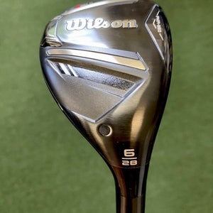 New 2025 Wilson Dynapwr Hybrid #6 28* True Temper Denali Red Stiff 6.0 80 Gram
