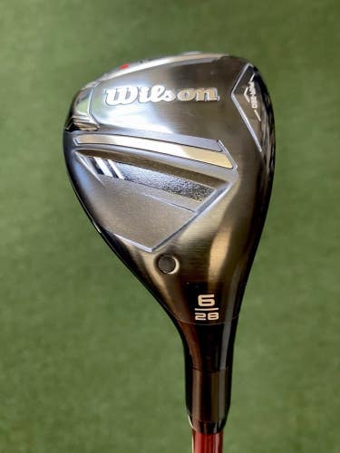 New 2025 Wilson Dynapwr Hybrid #6 28* True Temper Denali Red Stiff 6.0 80 Gram