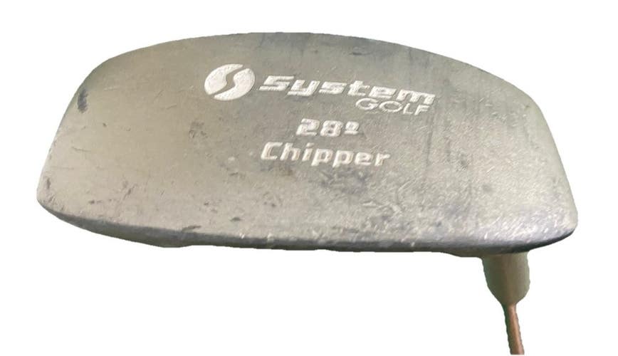 System Golf Chipper 28* RH Steel Shaft 35 Inches Nice Ping Golf Pride Grip