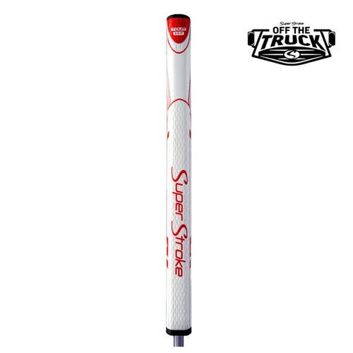 Super Stroke Zenergy Tour 3.0 17" White / Red OFF THE TRUCK Putter Grip