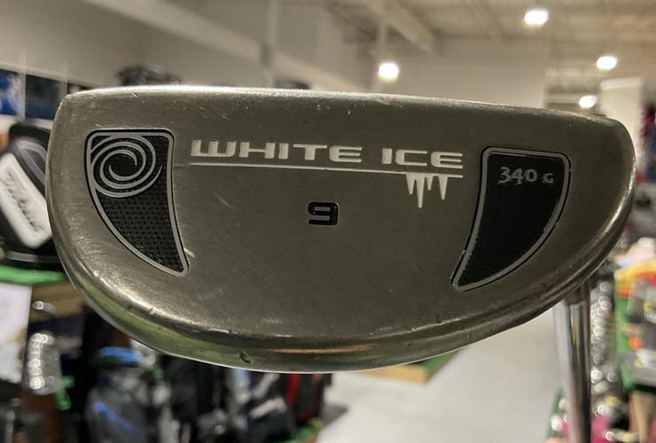 Odyssey WHITE ICE 35" Right-Handed Mid-Mallet Putter SUPER STROKE 10.5" Grip