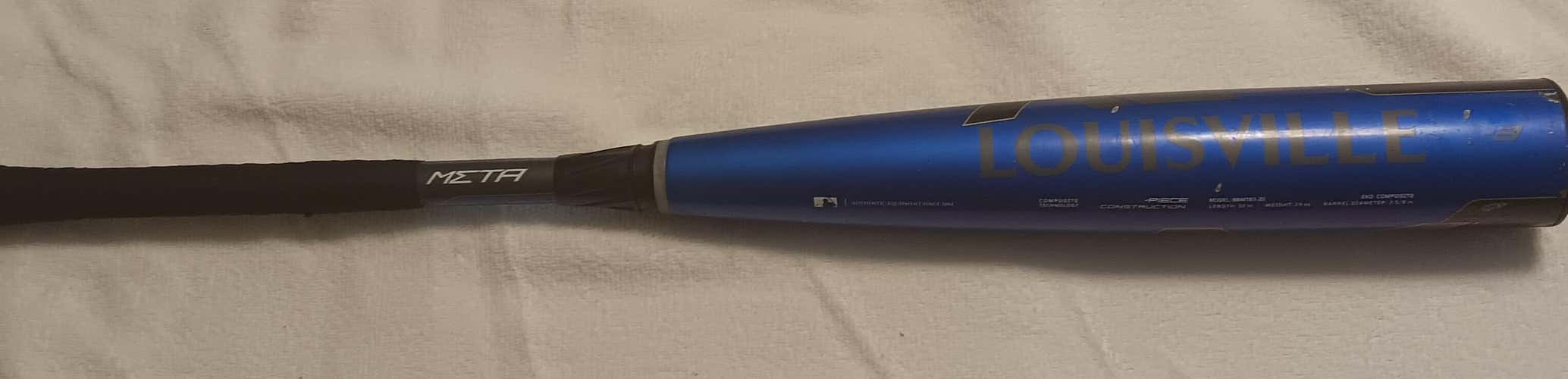 2020 Louisville Slugger Meta Composite BBCOR Certified Bat (-3) 29 oz 32" (Used)