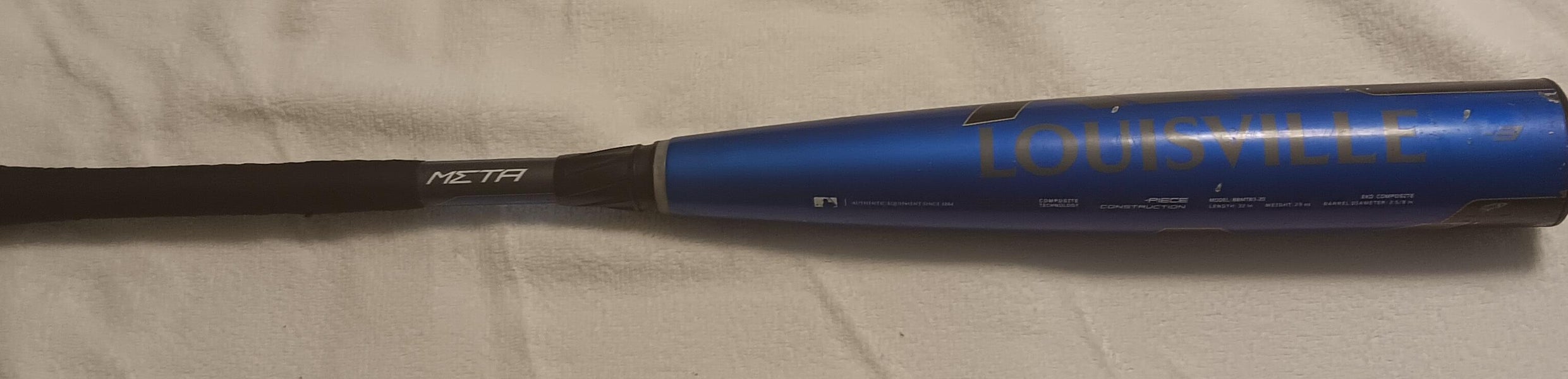 2020 Louisville Slugger Meta Composite BBCOR Certified Bat (-3) 29 oz 32" (Used)