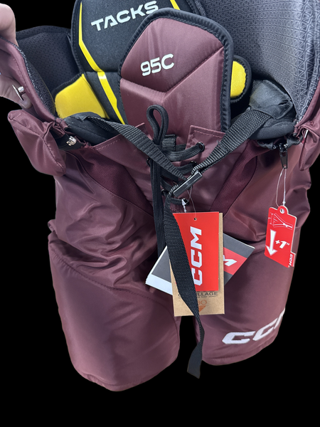 Maroon with White Stripes CCM HP95C