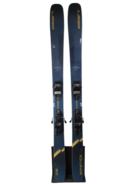 Used Elan Ripstick 106 Skis (180cm) w/ Tyrolia Attack 14 Bindings