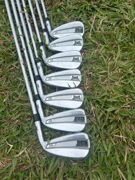 Men's 2021 PXG 0211 COR2 Right Handed Iron Set Stiff Flex 8 Pieces Steel Shaft (Used)