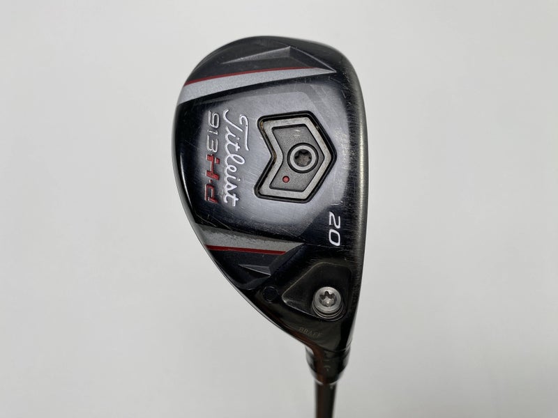 Titleist 913 HD 3 Hybrid 20* HZRDUS Smoke 6.0 80g Stiff Graphite Mens RH