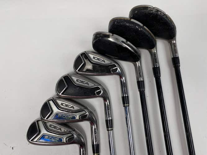 Adams Idea A7 OS Iron Set 4HY-6HY+7- PW Regular Graphite & Steel Mens RH