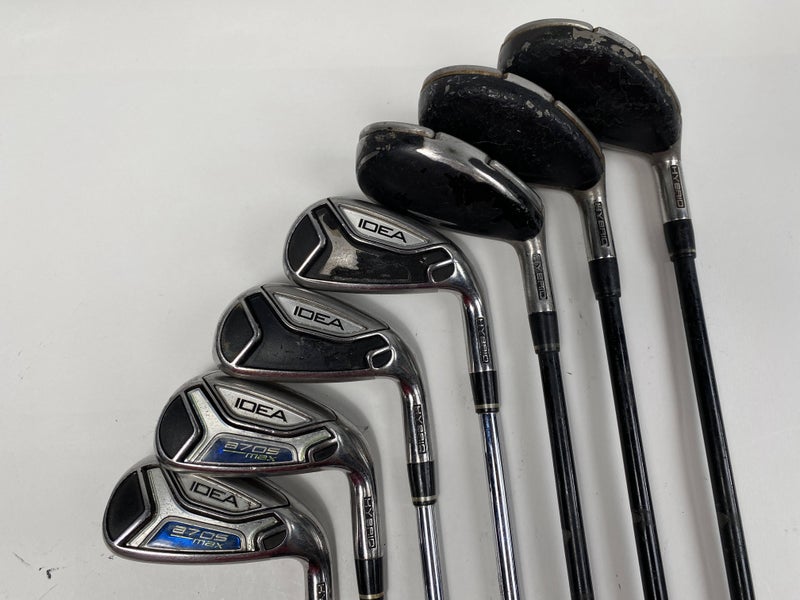Adams Idea A7 OS Iron Set 4HY-6HY+7- PW Regular Graphite & Steel Mens RH