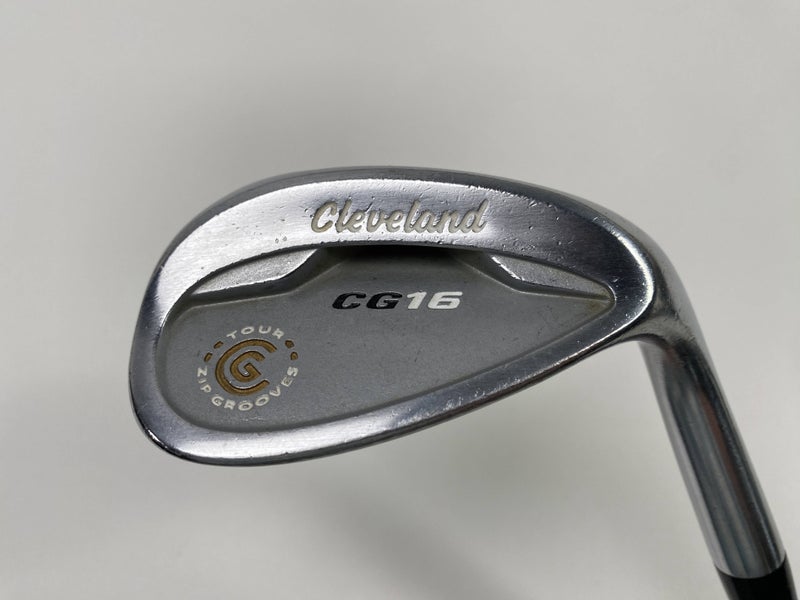 Cleveland CG16 Chrome Zip Groove Sand Wedge SW 56* 14 Bounce Traction RH