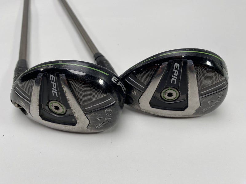 Callaway Epic 4 & 5 Hybrid Set 22* 25* UST Mamiya Recoil ES 450 F1 Ladies RH