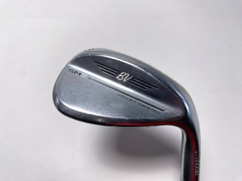 Titleist Vokey SM9 Tour Chrome Lob Wedge LW 58* 12 D-Grind SteelFiber i95 Reg RH