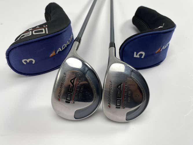 Adams Idea A2 OS 3 & 3 Fairway Wood Set 15* 15* Idea Womens 45g Ladies RH HC