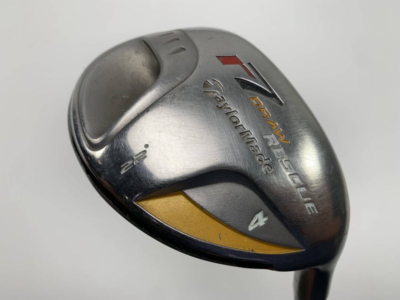 TaylorMade R7 Draw 4 Hybrid 22* T-Step 90 Regular Steel Mens RH