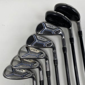 Adams Idea A7 OS Iron Set 5HY-6HY 7-PW+SW Grafalloy Lite Flex Graphite RH