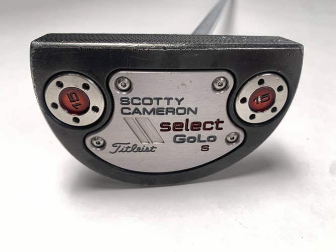 Scotty Cameron Select GoLo S Center Shaft Black Putter 34" Mens RH