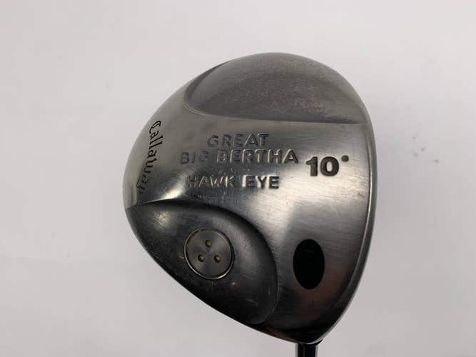 Callaway Hawkeye Driver 10* Hawk Eye Gems UL Firm Graphite Mens RH Midsize Grip