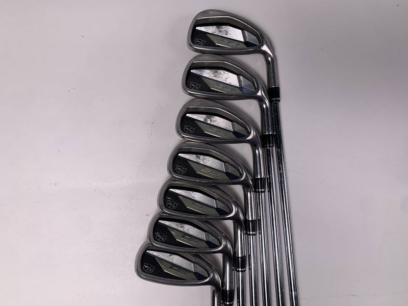 Wilson D9 Iron Set 6-PW+GW+SW KBS Tour Regular Steel Mens RH -1/2''