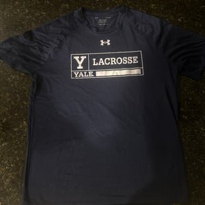 Yale Lacrosse Shooter Shirt (Navy, Adult L)