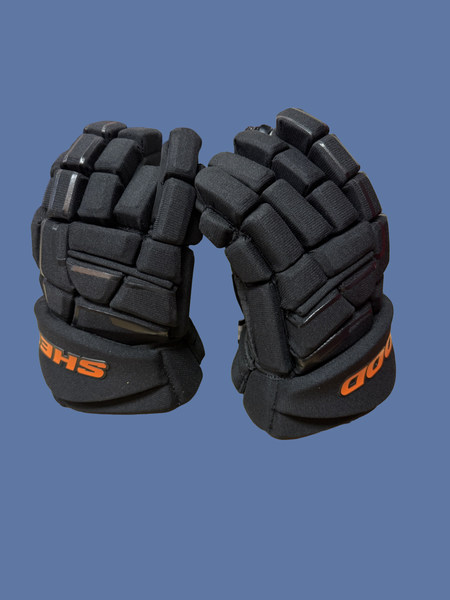 Sher-Wood Code JR Encrypt 1 Pro Gloves (New)- Black and Orange