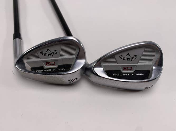 Callaway Mack Daddy CB Wedge Set 52* 12 | 58* 12 Recoil ES 780 F4 Stiff Mens RH