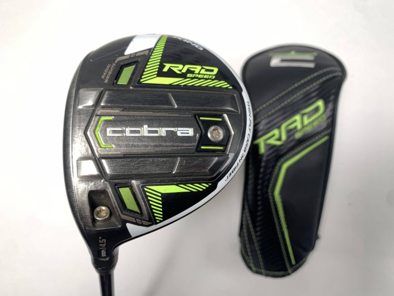 Cobra RAD Speed 3 Fairway Wood 14.5* Tour AD Tru Spec 55A 55g Senior LH HC