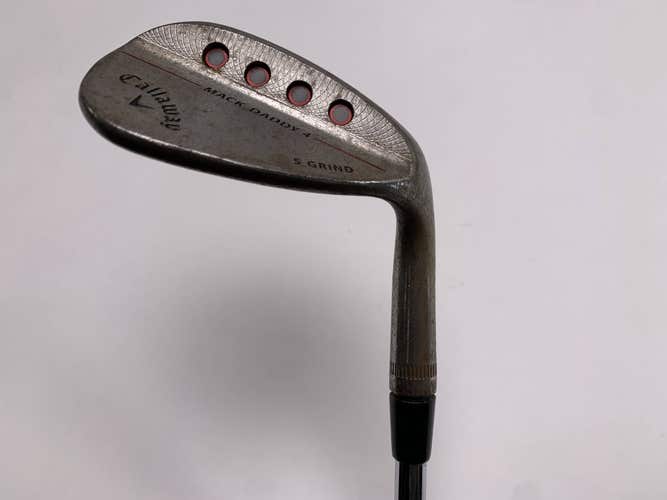 Callaway Mack Daddy 4 Raw Sand Wedge SW 54* 10 Bounce KBS Tour 120 Stiff RH