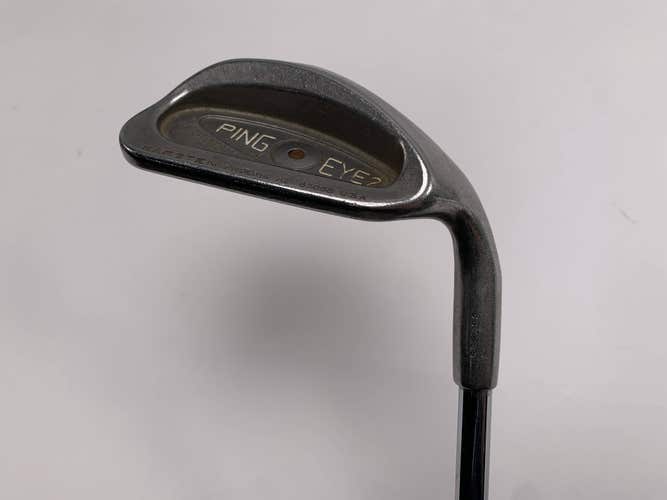 Ping Eye 2 Sand Wedge SW Orange Dot 2* Flat Karsten ZZ-Lite Wedge Steel Mens RH