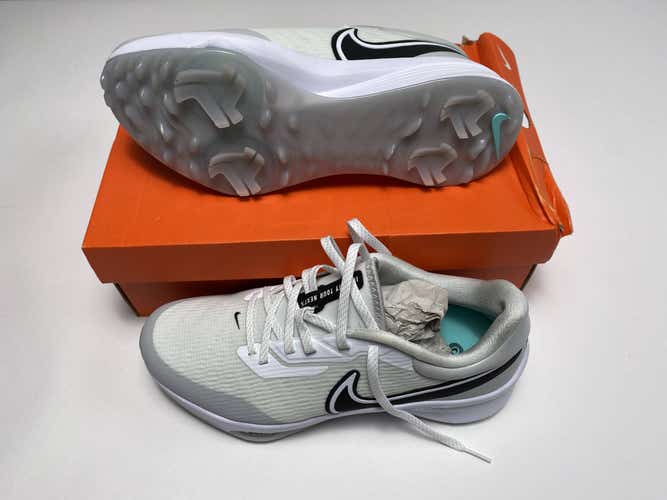 Nike Air Zoom Infinity Tour Next% Golf Shoes White Grey Mens SZ 9.5 (DC5221-105)