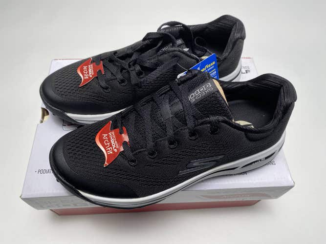 Skechers Go Golf Arch Fit Balance Golf Shoes Black Women's SZ 6 (123006)