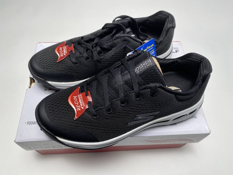 Skechers Go Golf Arch Fit Balance Golf Shoes Black Women's SZ 6 (123006)