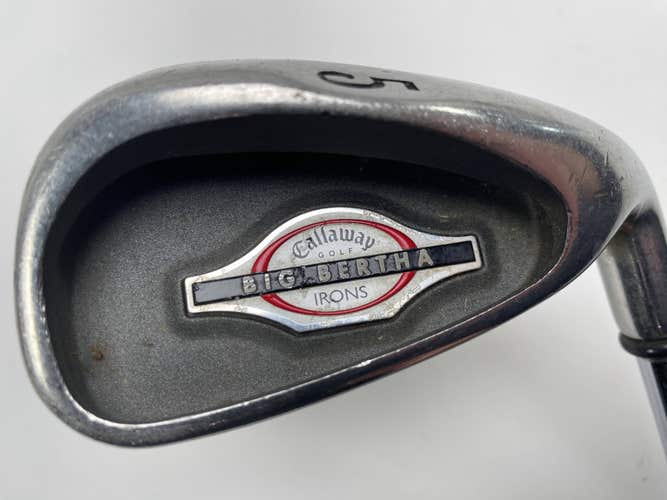 Callaway Big Bertha 2002 Single 5 Iron Big Bertha Uniflex Steel Mens RH