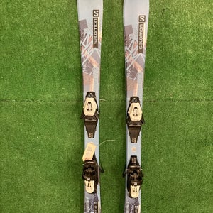 Salomon QST JR 110cm Skis + Salomon C5 Bindings