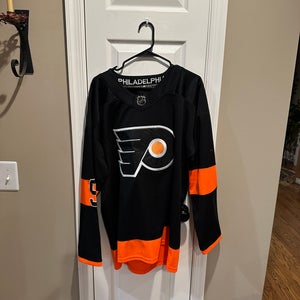 Philadelphia Flyers Black Size 54 Men's Adidas Jersey (Used)