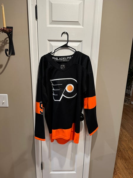 Philadelphia Flyers Black Size 54 Men's Adidas Jersey (Used)