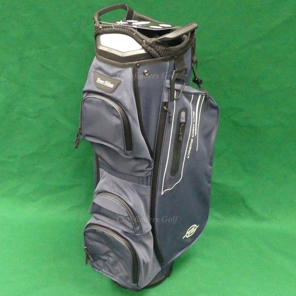 NEW Tour Edge Xtreme Lite Navy 5-Way Golf Cart Bag w/ Raincover